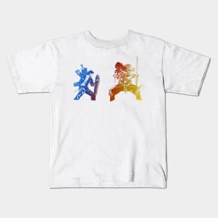 Gladio vs Gilgamesh (Episode Gladiolus) Kids T-Shirt